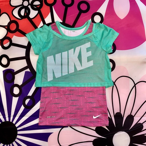 3t girls Nike Layered Tank EUC - Picture 1 of 3